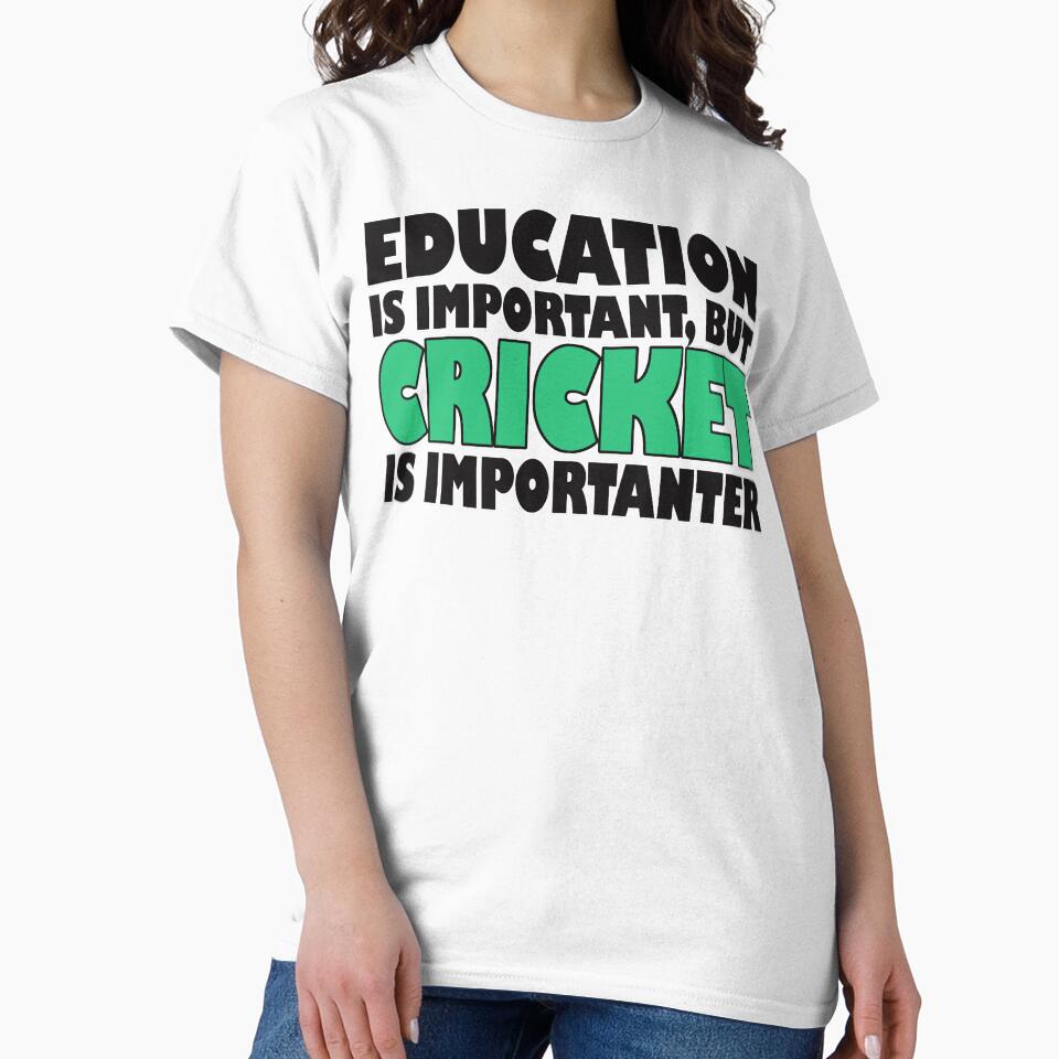 Education Is Important But Cricket Is Importanter by Fairyjam