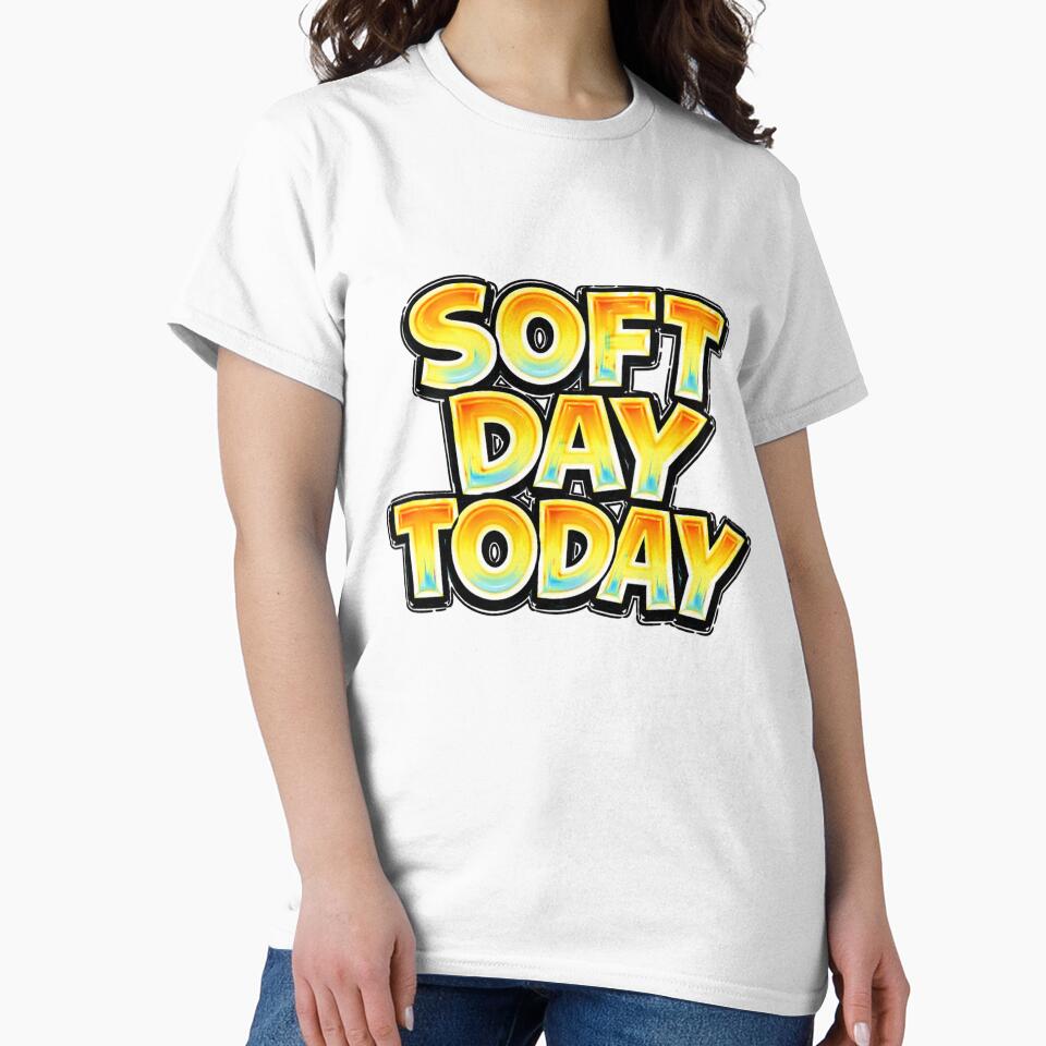 SOFT DAY TODAY – hand drawn childlike typography by Mac Sketches