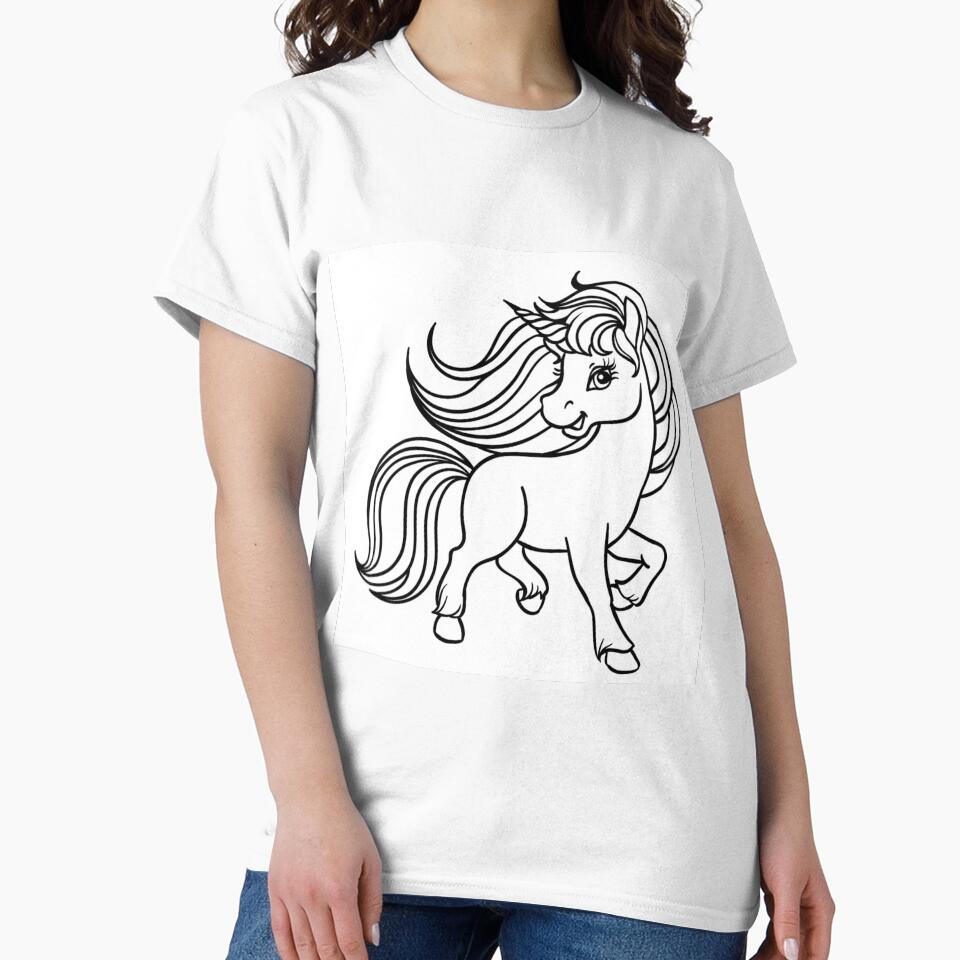 Unicorn Outline by Mywaymylife