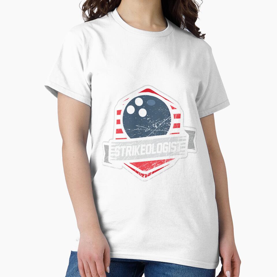 Strikeologist Bowling T-Shirt for Men and Women by AllStarMerch