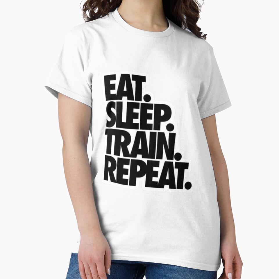Eat Sleep Train Repeat by Harshal-Studio