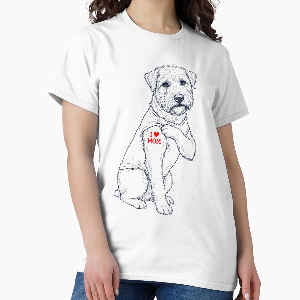 Vintage Soft Coated Wheaten Terrier Mom Tattoo Dog Lover by TerryConnells