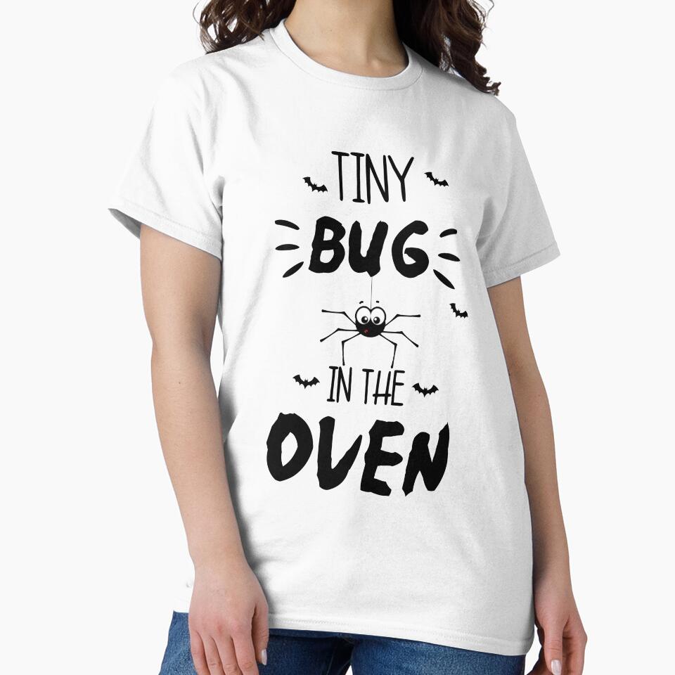 baby halloween fall Tiny Bug in the Oven funny sarcastic saying offended Meme Gift for Best Friend boyfriend girlfriend by joygift369
