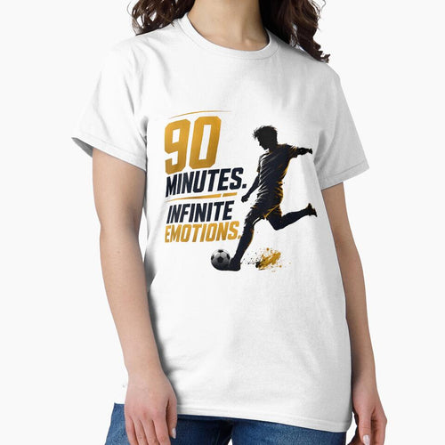 90 Minutes Infinite Emotions | Soccer Football Fan Design by TrueArtVibes