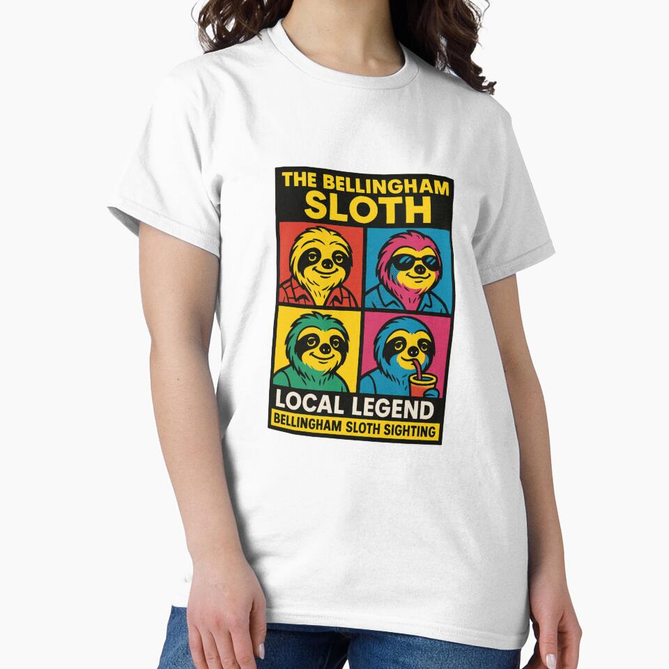 The Bellingham Sloth: Local Legend by PosiPrints