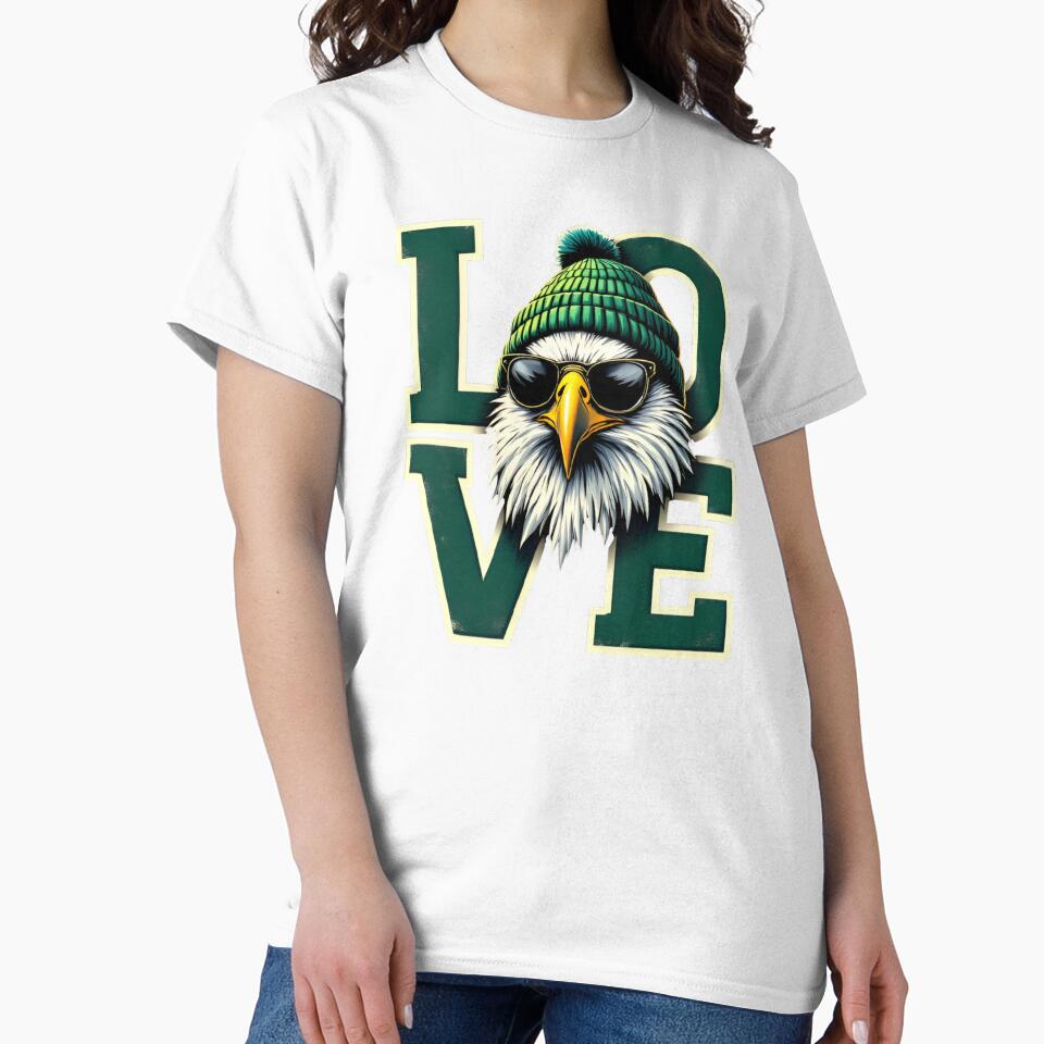 Eagle Inspirational - Cool Eagle Vintage Soccer by KamalaDesign