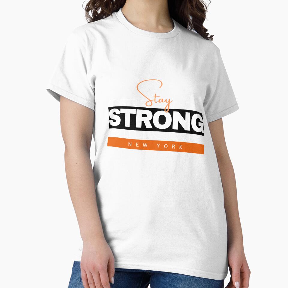 Strong new york T-SHIRT by MonaraStudio
