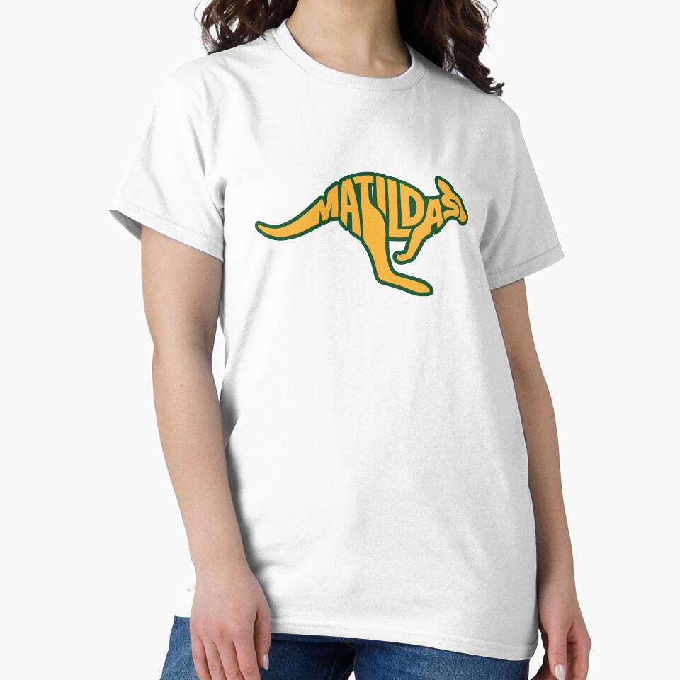 Matildas Kangaroo Typography – A tribute to the pride of Australian Women's Football by H Jonas