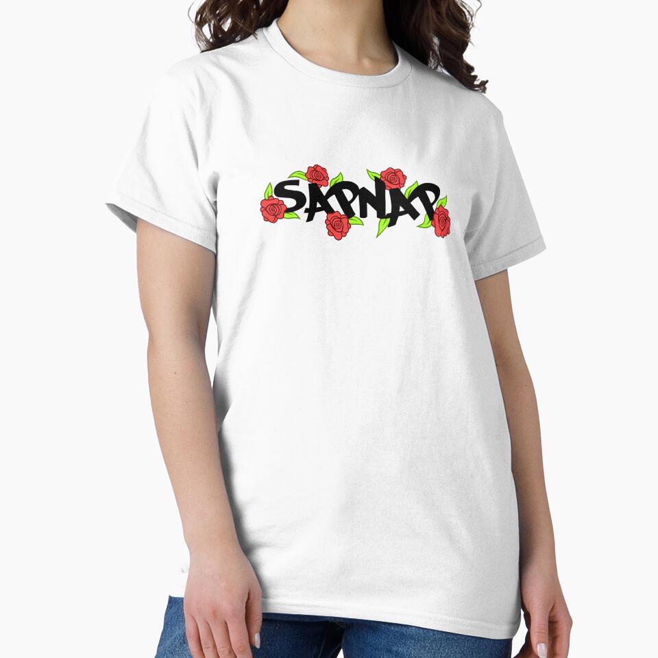 Sapnap Merch Rose Logo Shirt - Long Sleeve - Crewneck by KUJTVEJB
