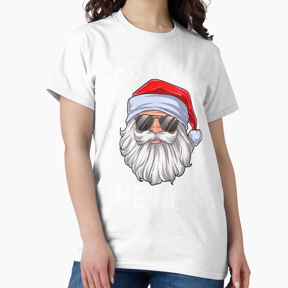 I Do It For The Ho's Funny Inappropriate Christmas 	 Short Sleeve Santa by bielkesicade