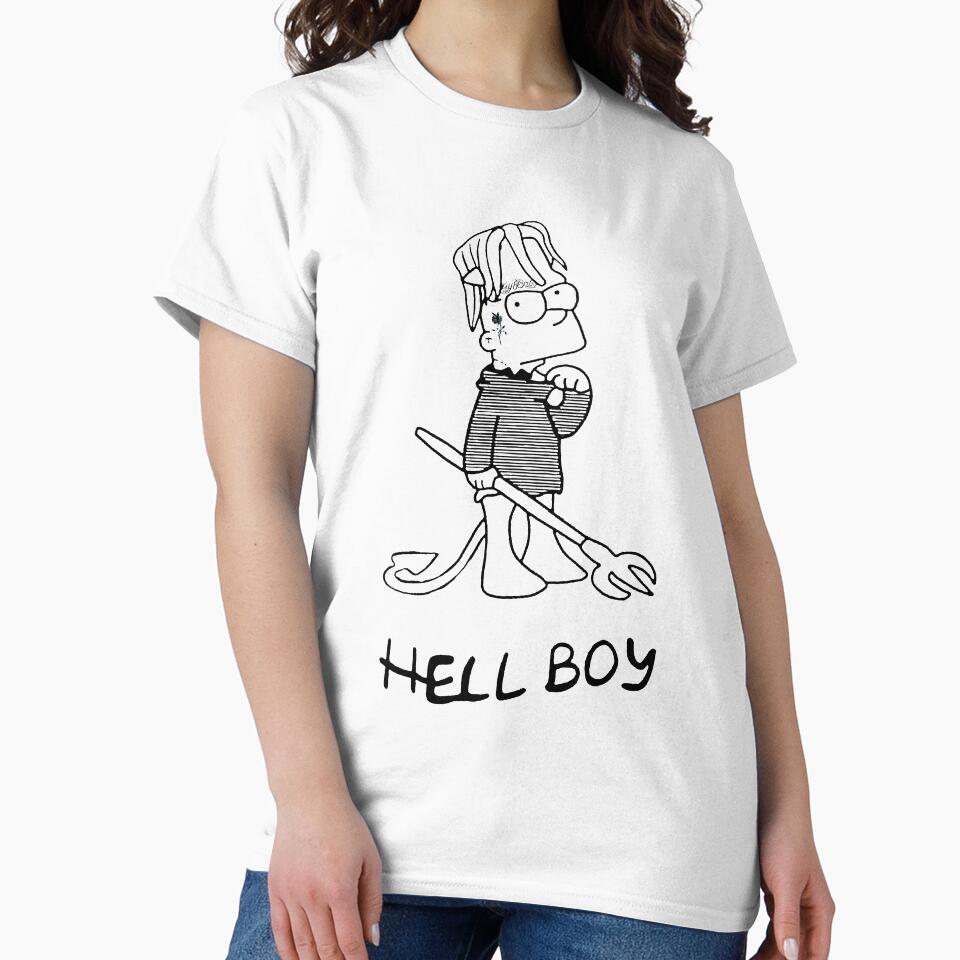Lil peep as a hell boy artwork by breaker160