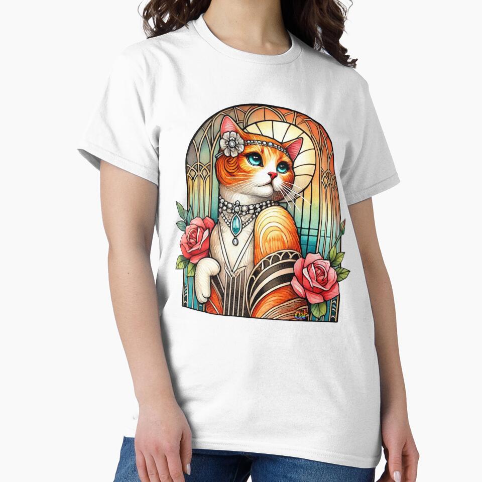 Art Deco Elegance Cat by CAutumnTrapp