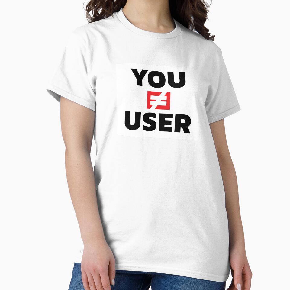Quote You Are Not The User UX/UI Designer Shirt by knapst