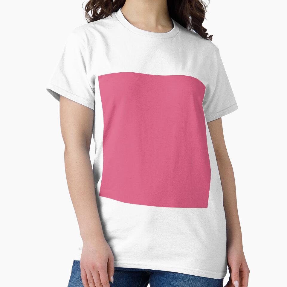 Plain Solid Color Peach Pink Vivid Pink Magenta  (C10 M80 Y30) by mimihuang creations