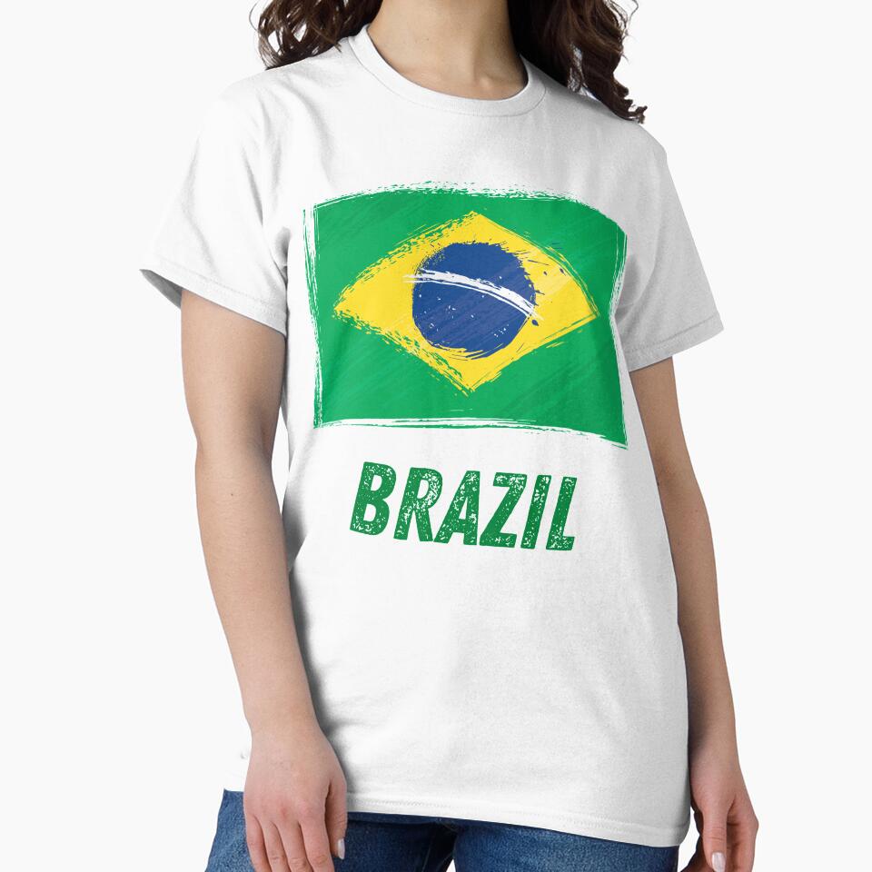 Brazilian Distressed Flag by OlympicsMerch