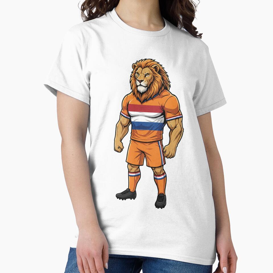 Netherlands Powerful Dutch Lion Football Mascot 2026 by ArtByKatti