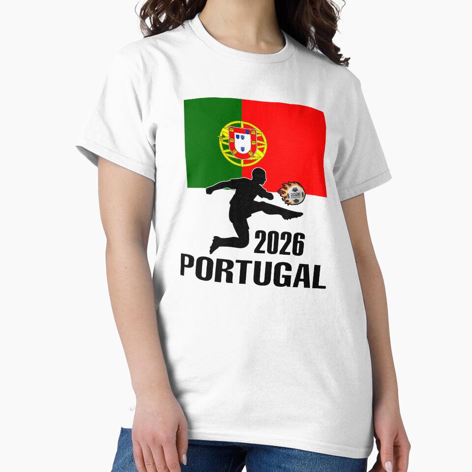 Portugal Soccer T-shirt 2026 by benchpod47