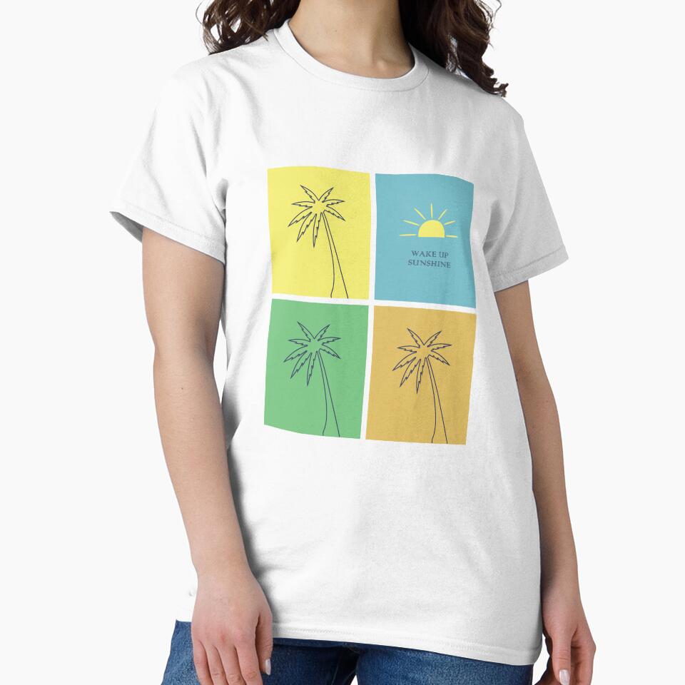 Wake Up Sunshine. Summer Vibes. Simple Design. Casual Style. Urban Style. by ElenasCorner