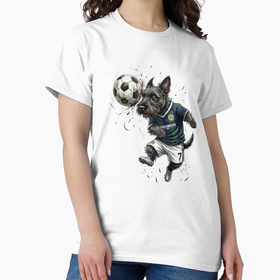 Soccer Scottie Head Butt by LightPaintress