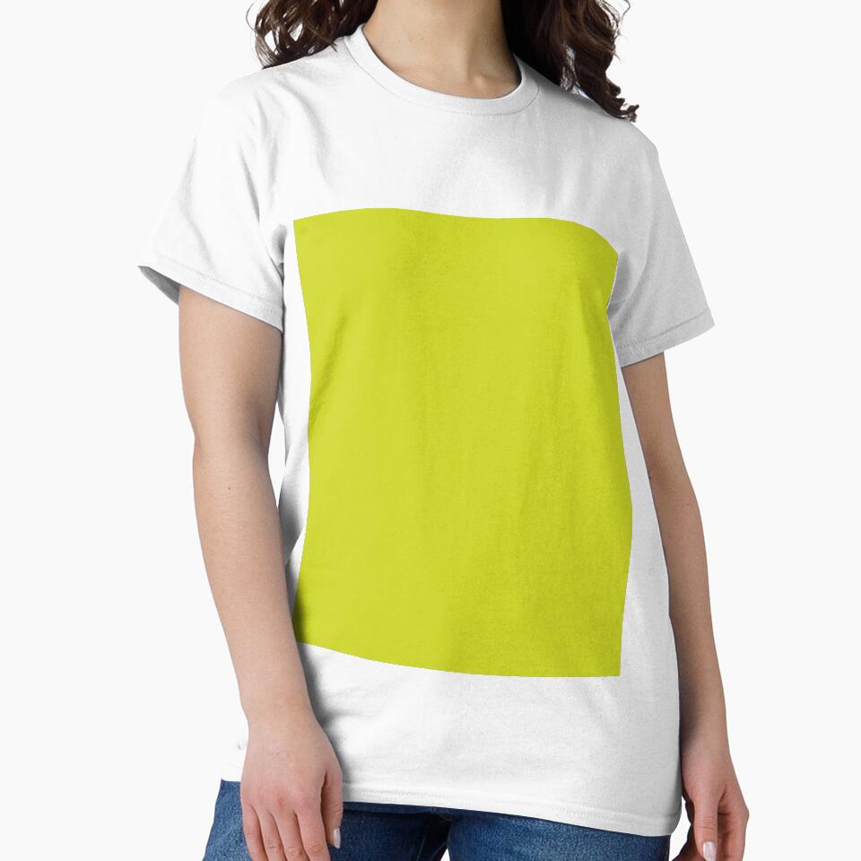 Plain Solid Color Neon Yellow Green Yellow by mimihuang creations