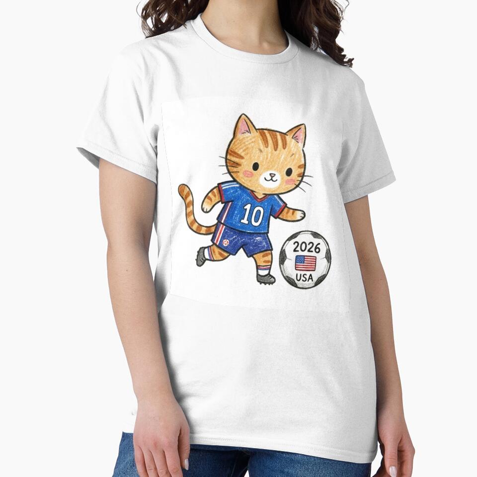 USA Soccer Cat #10 - 2026 Fan Art by TaiwanMemory