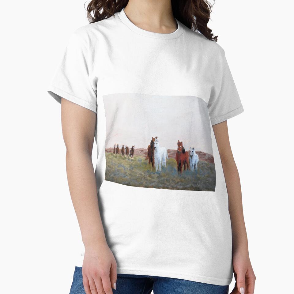 Horses on the run by Hals-Art