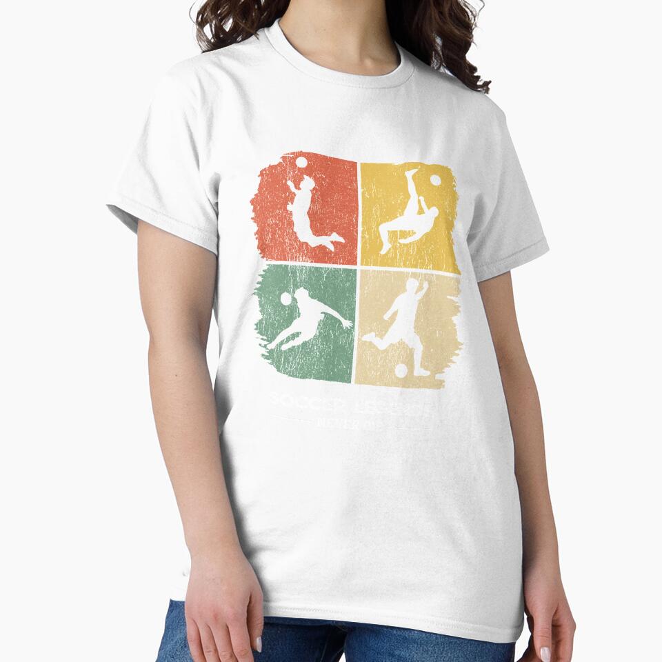 Soccer Legends never die I Retro square by Grimbart