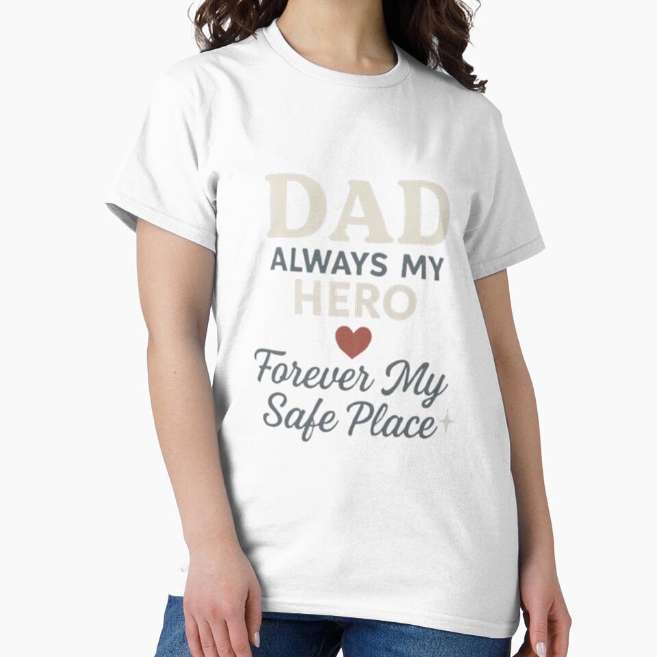 Dad always my hero forever my safe place by Soukito
