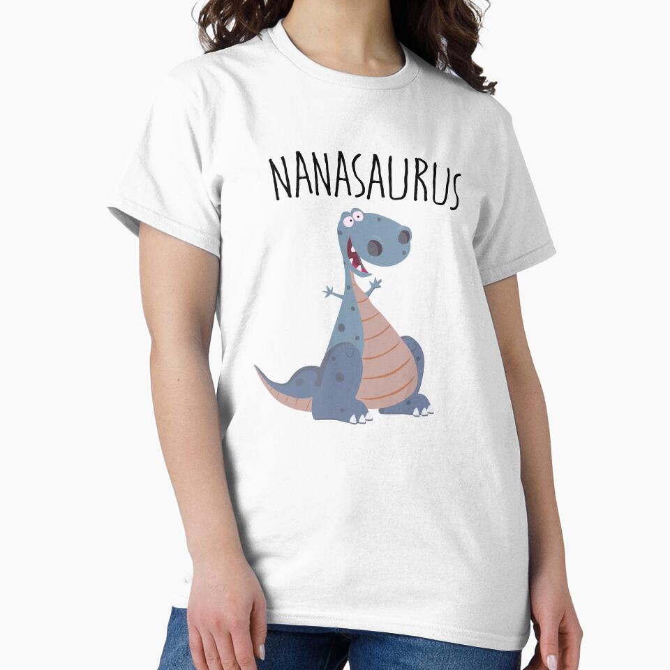 Nanasaurus dinosaur for strong women by ThreadlyAndCo