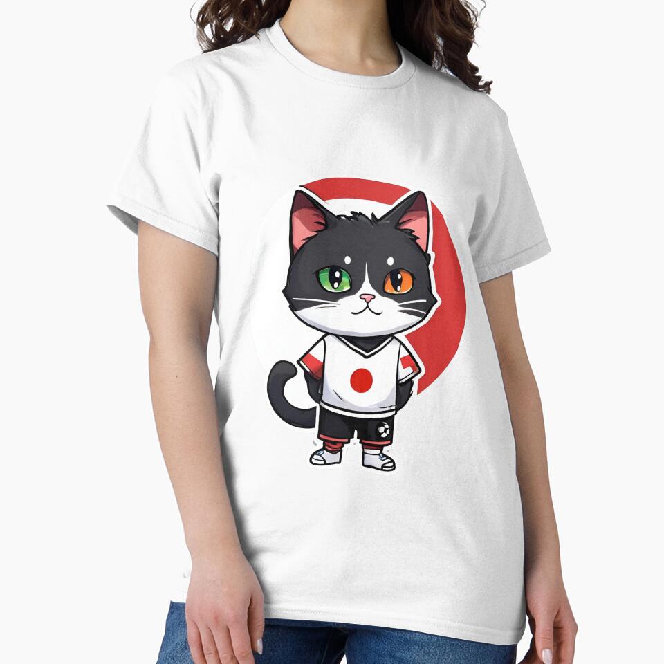 JAPAN Sports Team: a Cat wearing colours of Japanese Flag D18 by PerfectDay2Play