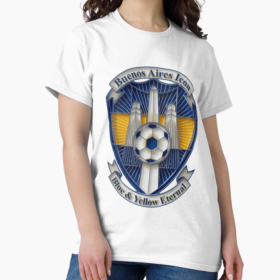 Buenos Aires Heritage T-Shirt, Blue & Yellow Eternal Mug, Porteño City Pride Gift by YMLux