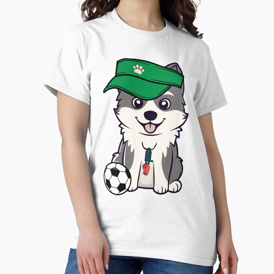 Soccer Player Husky dog by Pet Station