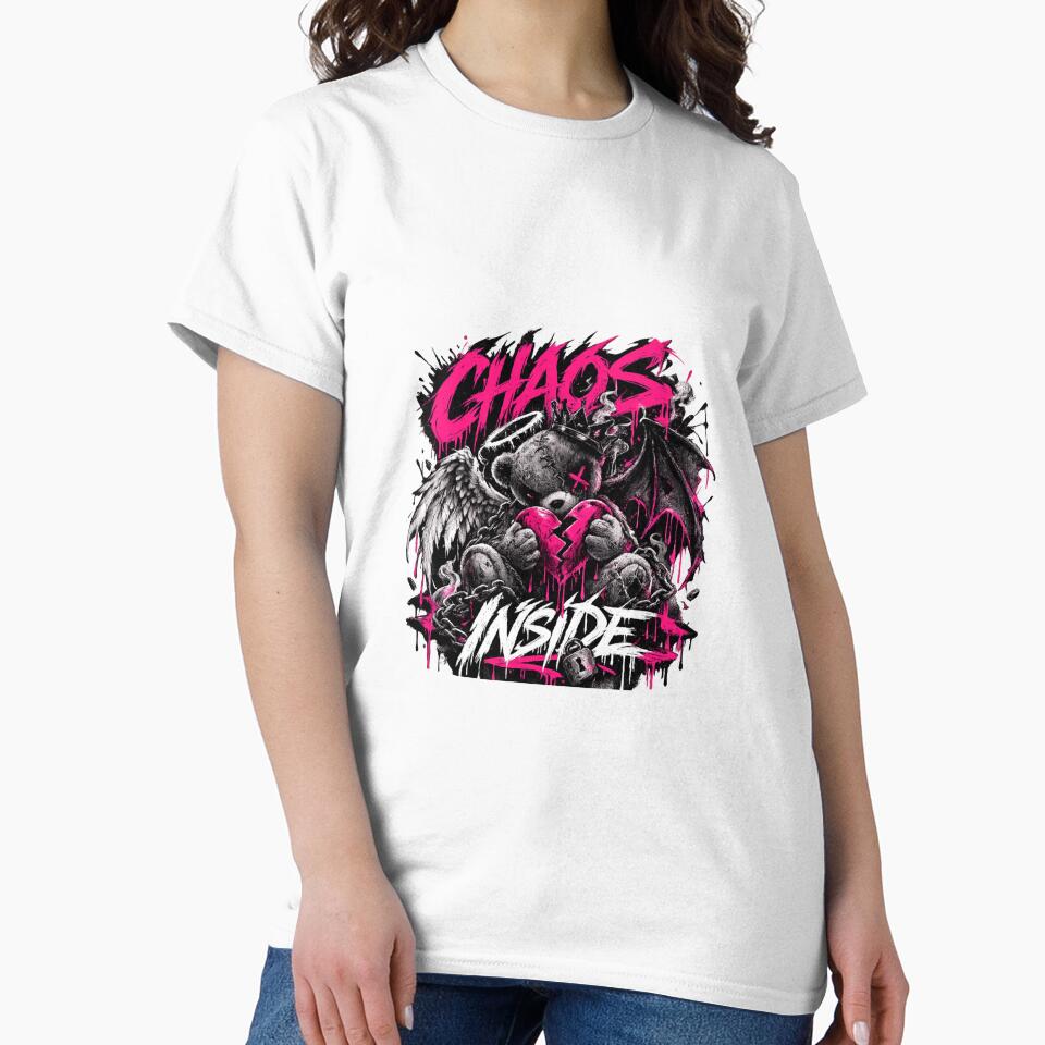 Chaos Inside Aesthetic Bear Art by Genzhere