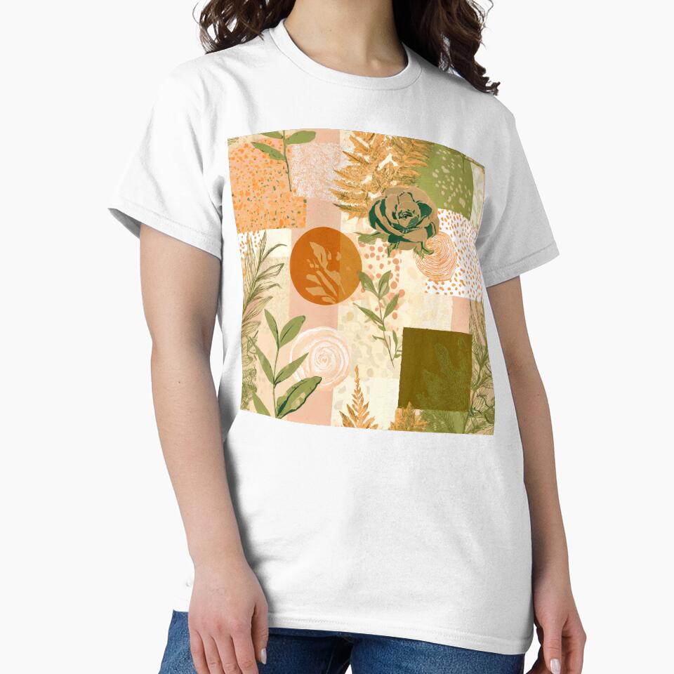 Boho Abstract Sage And Earthtones Collage-Style Designs by DEC02