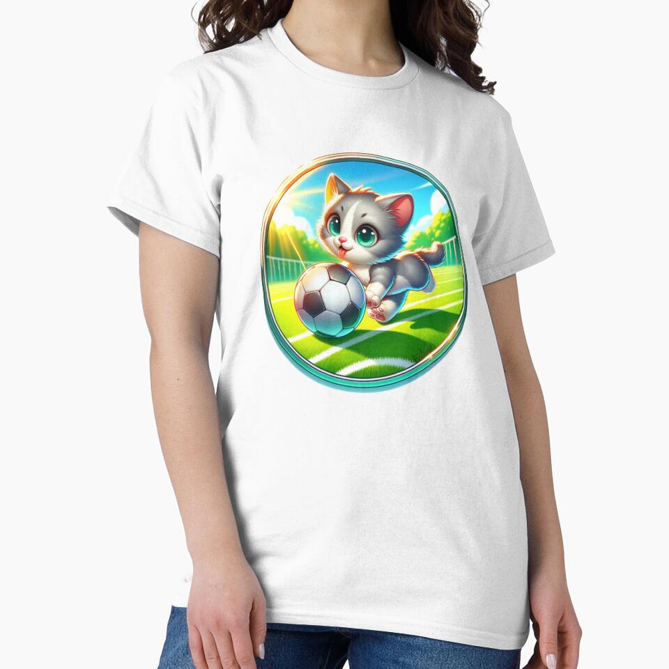Cat Playing Soccer | Football | Soccer | Sports | Cute by ShopCoolStop