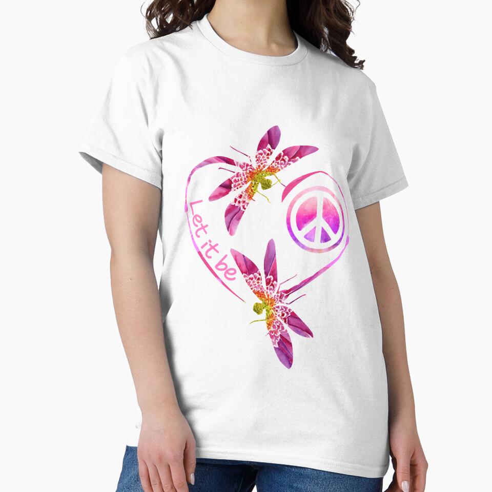 Let It Be Hippie Dragonfly by shopParadiseXOS