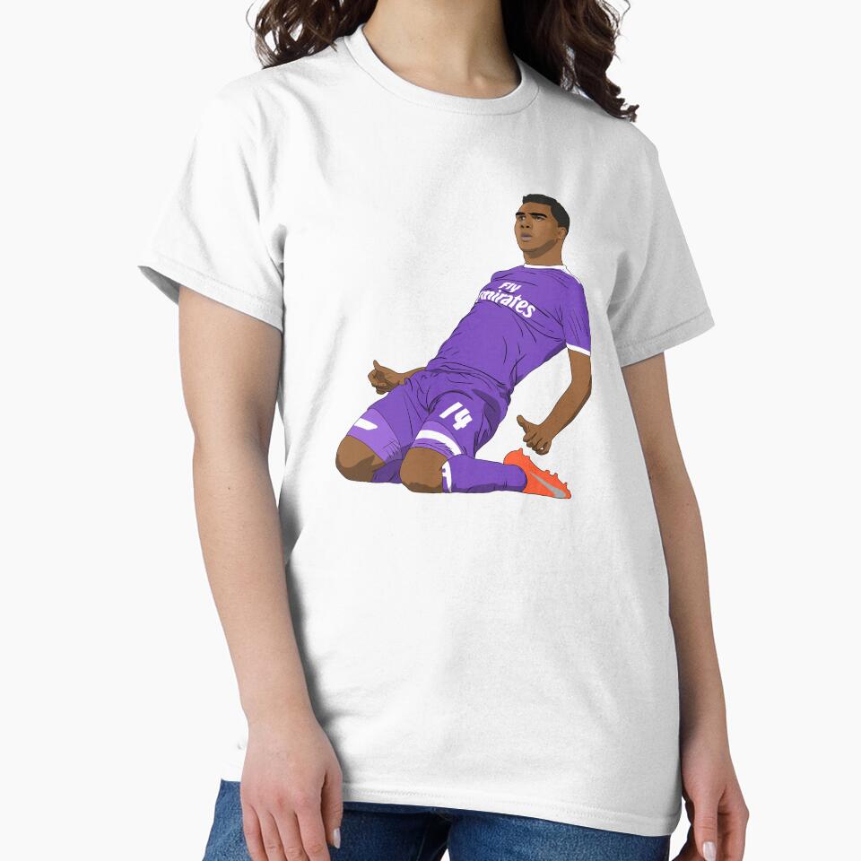 Carlos Henrique Casemiro Knee Slide Goal Celebration Madrid by PiscesVibes