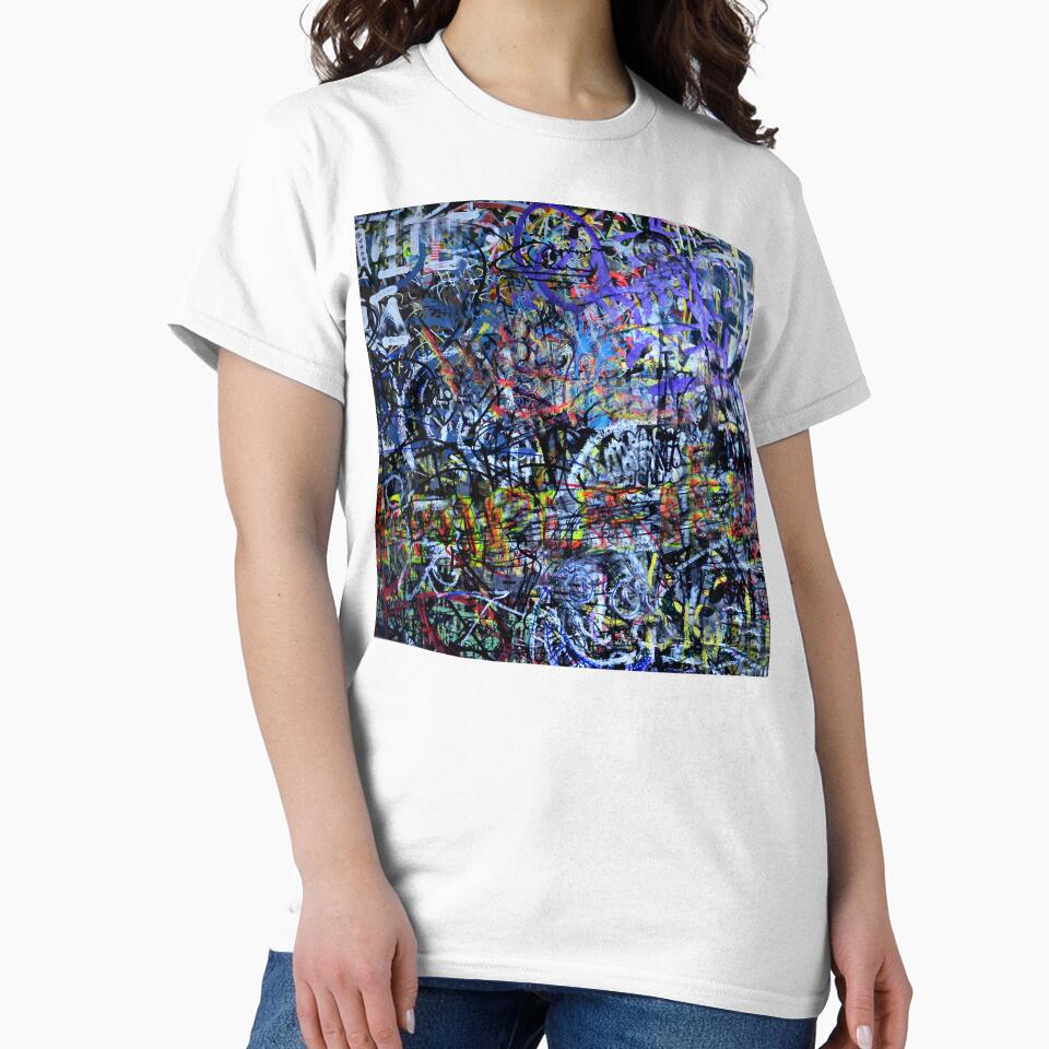 Urban Industrial Graffiti-Inspired Abstract Aesthetic Art by DEC02