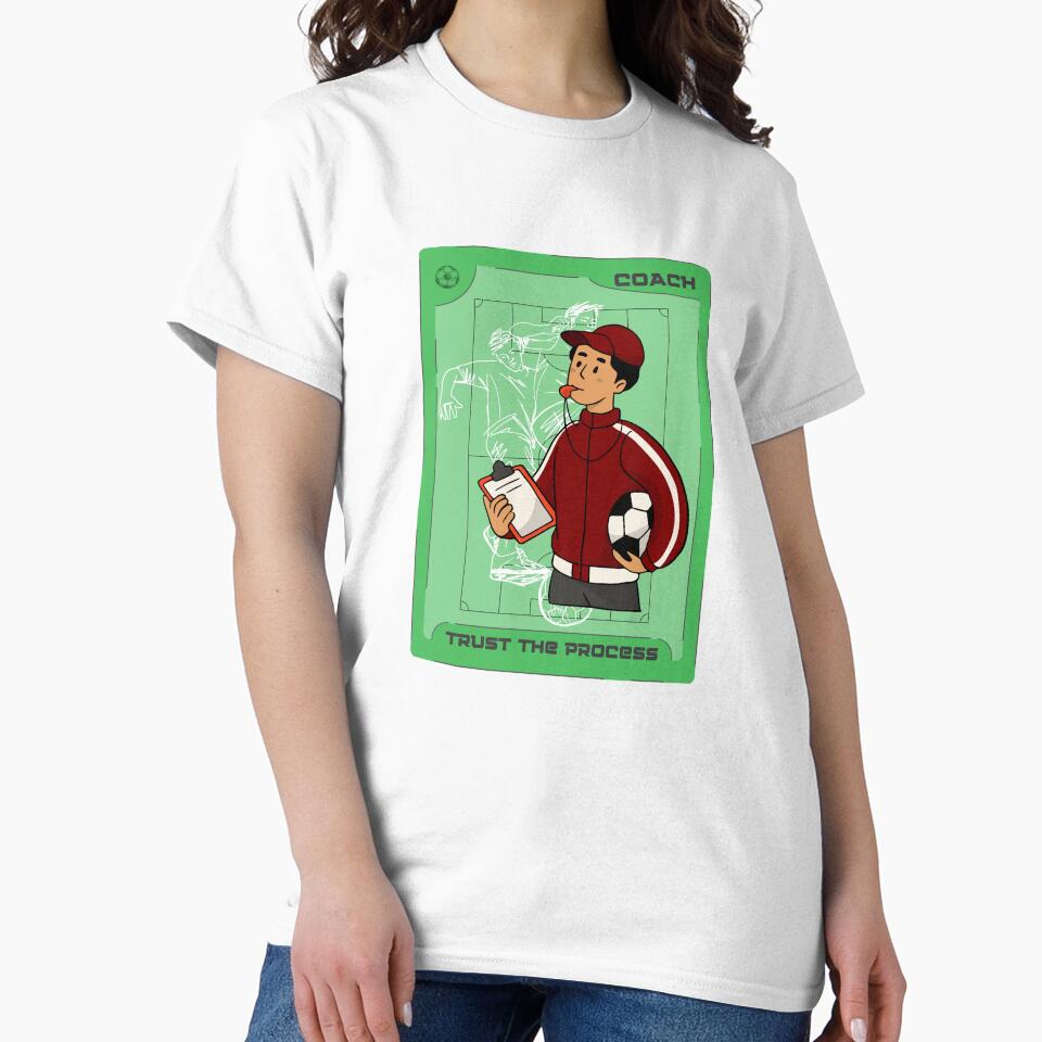 Trust The Process Football Coach Design by Robbo's Tees Designs