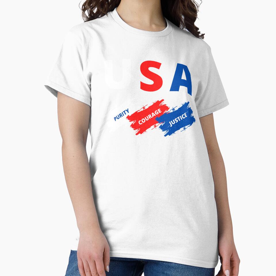 Casual US Colors T-shirt by e-Shop67