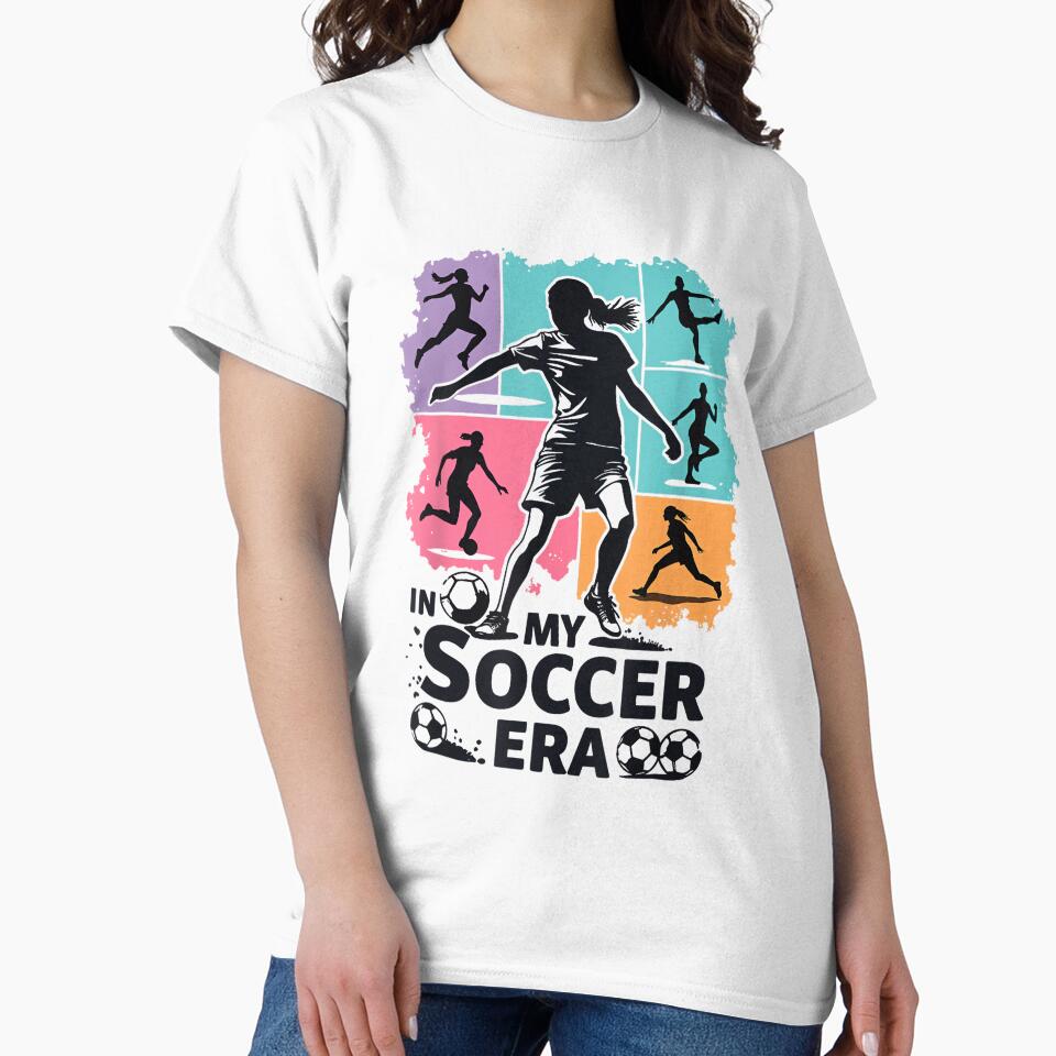 In My Soccer Era Funny Soccer Girl Player by HazelWCagle