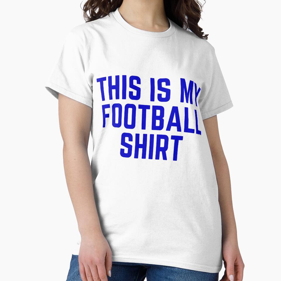 Football Team Colors Blue Game Day by atalia8932