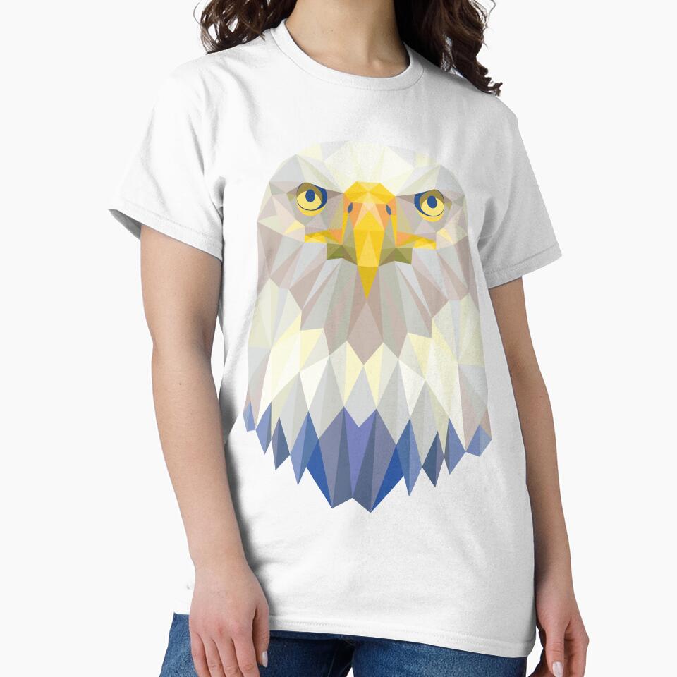 Eagle Head Polygon Design by Fairyjam