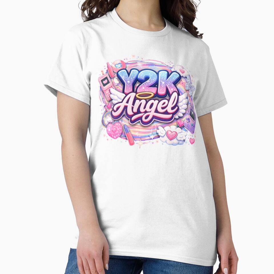 Y2K Angel Aesthetic Design | Retro 2000s Angel Graphic by a1qualityd