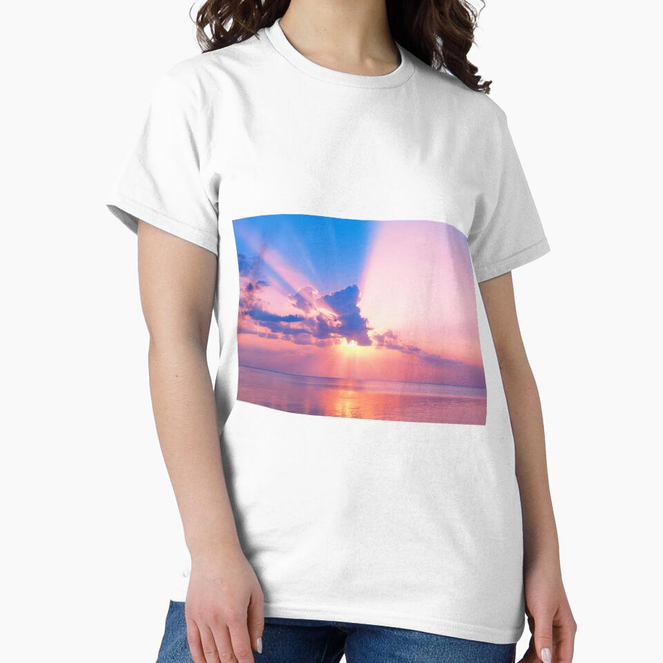 Cotton Candy Pink Ocean Sunset, Pink Beach Sunset by newburyboutique