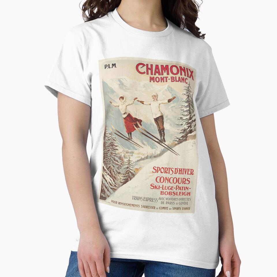 Chamonix Vintage Ski by cutesy