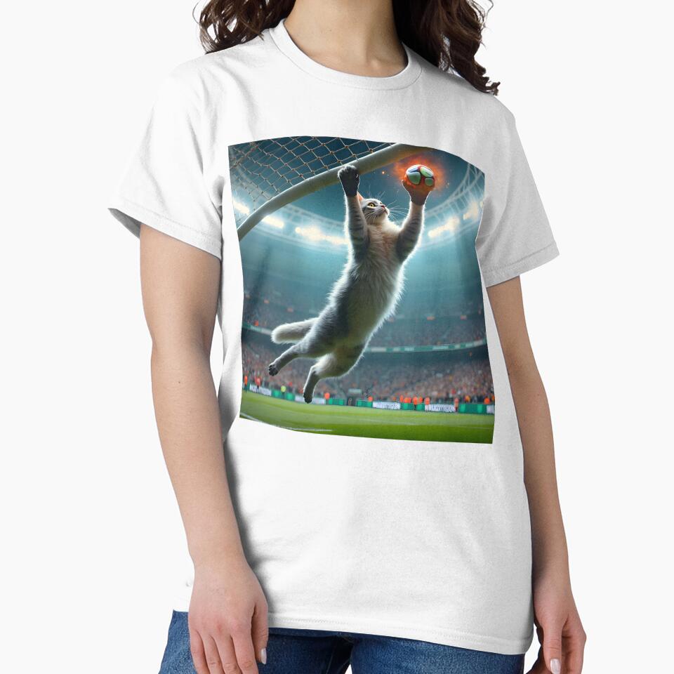 Feline Football Star: Fluffy White Cat Saves Penalty Kick in World Cup 2026 by Creative-RE