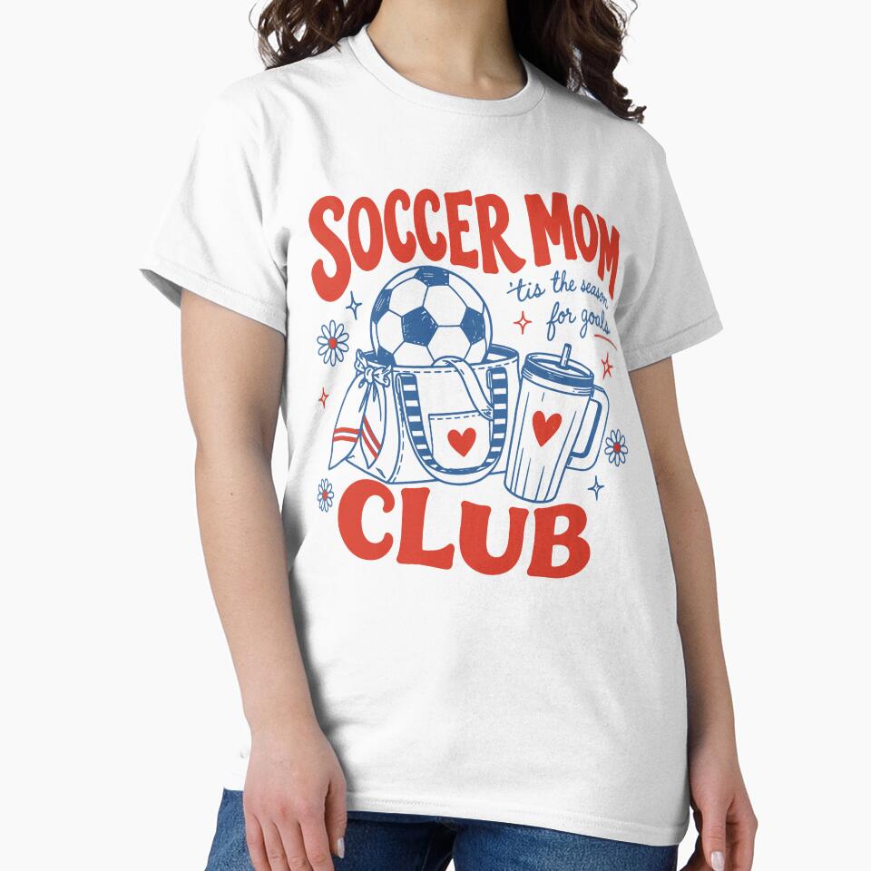 Soccer Moms Club Game Day Baller Mom Mothers Day by gunaone-design