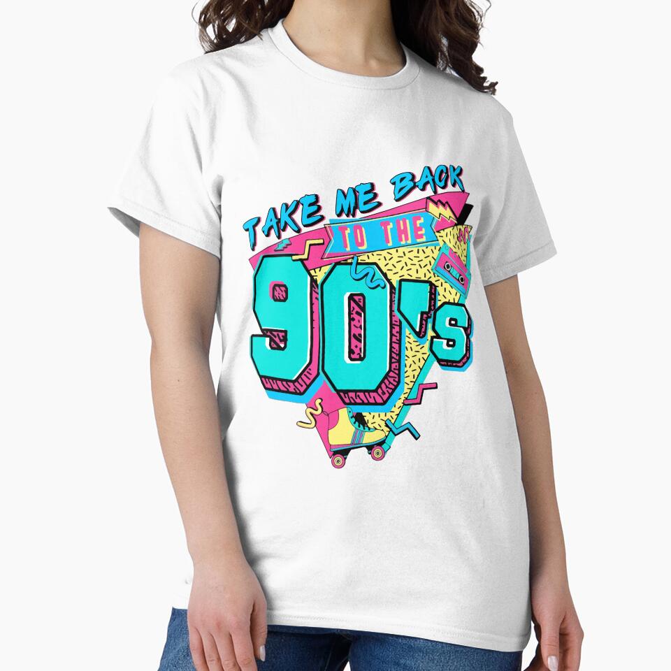Retro Take Me Back To The 90's Shirt by Maxartdesigns