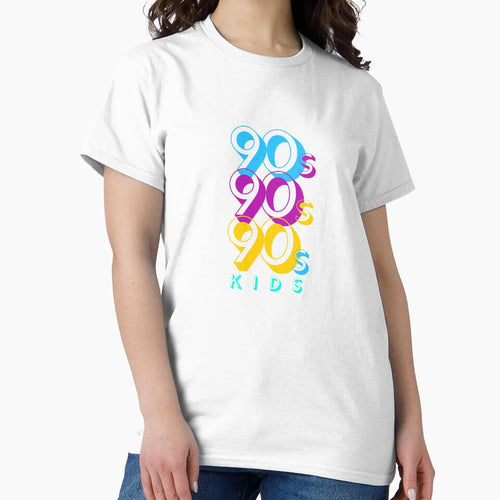 90s Kids Design in Vintage Hot Blue Purple Gold and Green by SteamParliament